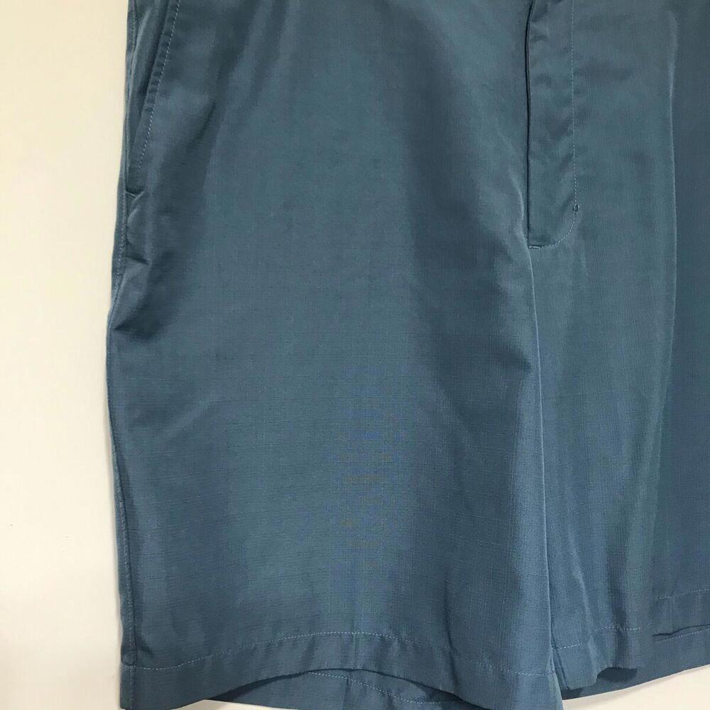 Haggar Mens Chino Shorts Size 42 Dark Blue - Picture 4 of 11